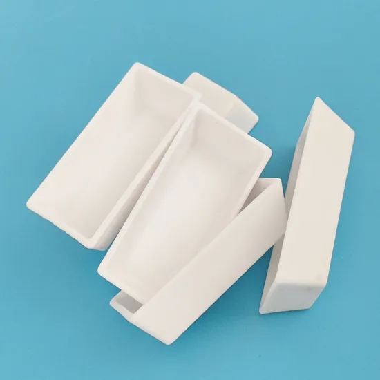 99% Al2O3 Rectangular Crucilbe Sagger Tray with Cap
